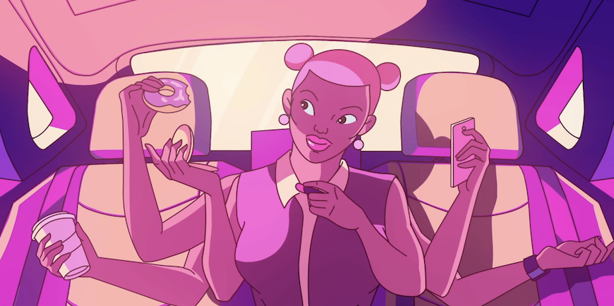 Le Cube hails Harmony for Year With Uber animated advertisement Le Cube hails Harmony for Year With Uber animated advertisement