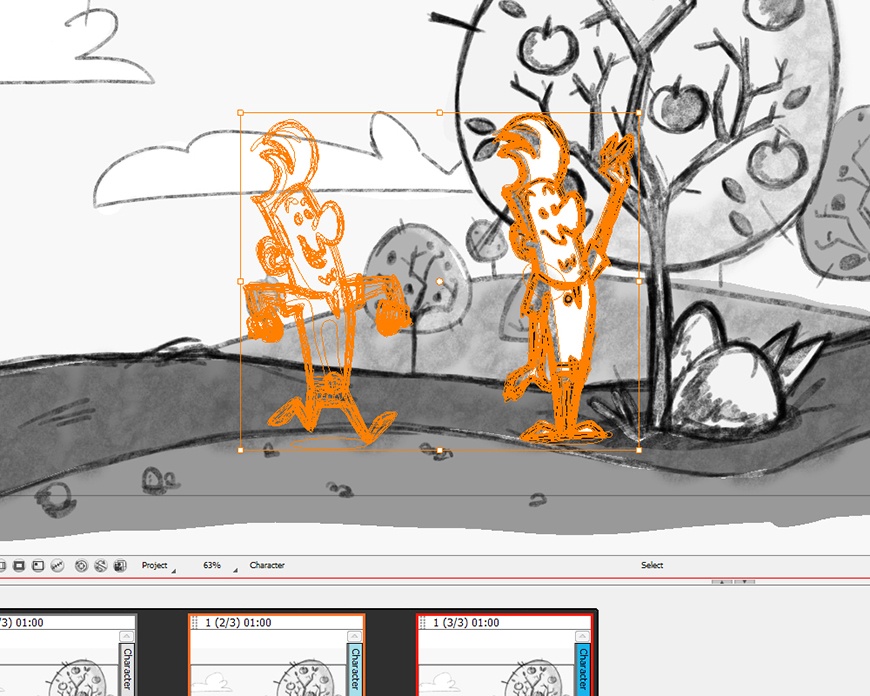 toonboom storyboard pro animating layers